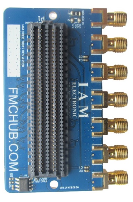 FMC LPC Pin Header board with ... on top